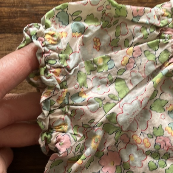 Bonpoint Spring Floral Top Pink Green Blue Cotton 6 - Picture 7 of 13